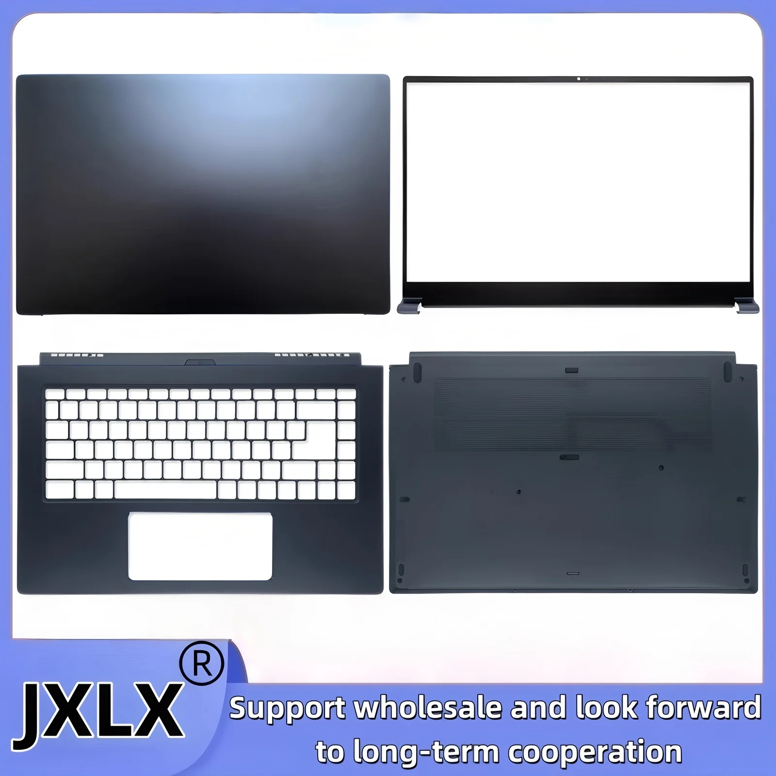 JXLX® New For MSI PS63 MS-16S1 MS-16S2 MS-16S3 Laptop LCD Back Cover Top Case/LCD Front Bezel Cover/Palmrest Cover/Bottom Cover