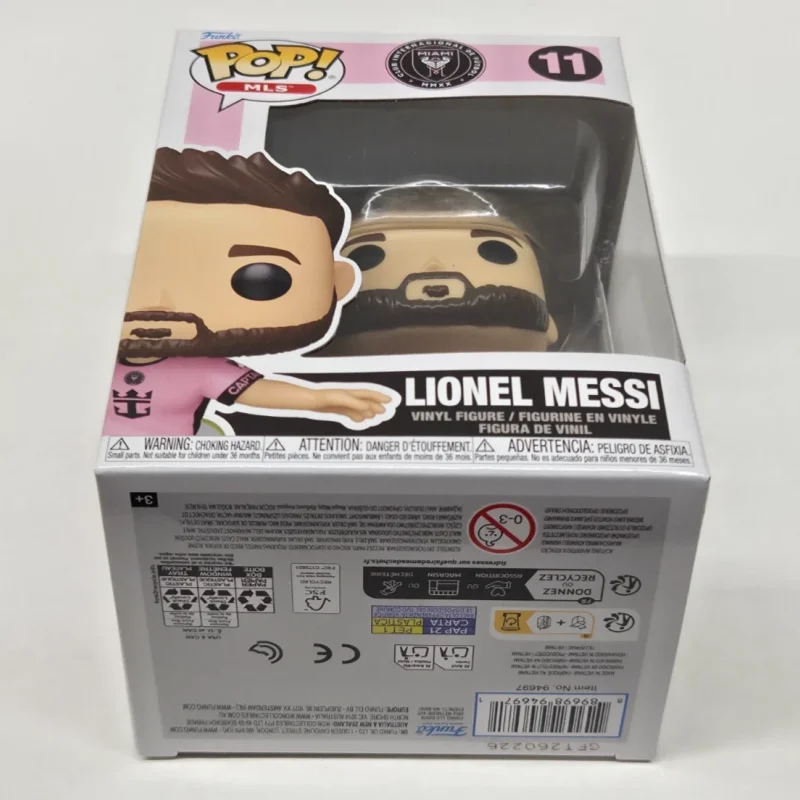Lionel Messi Oficial y Original de la MLS # 11 Figuras de Acción Funko Pop de Vinilo, Muñecos Decorativos, Edición Limitada, Juguetes Coleccionables, Regalo para Niños