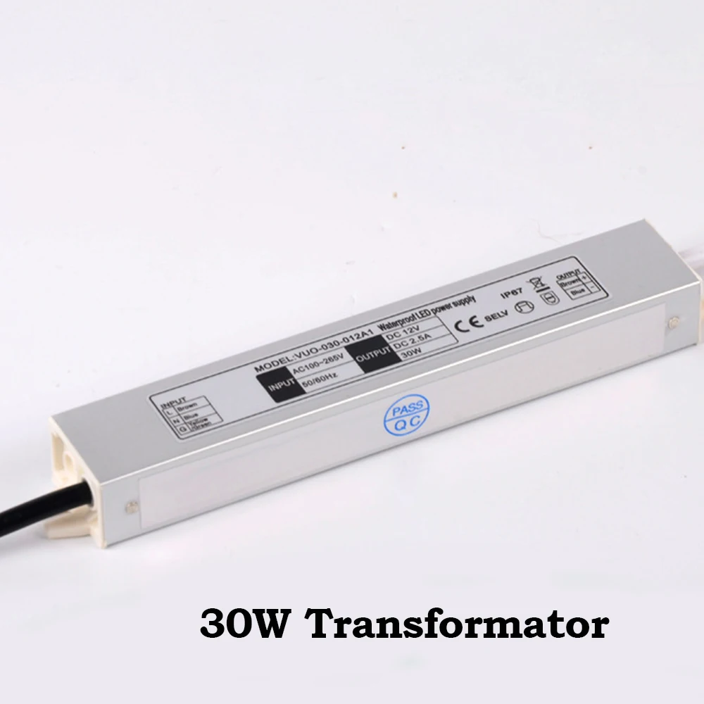 12W 20W 36W 60W Verlichting Transformator DC12V Waterdichte Voeding IP67 AC100V-265V Led Driver