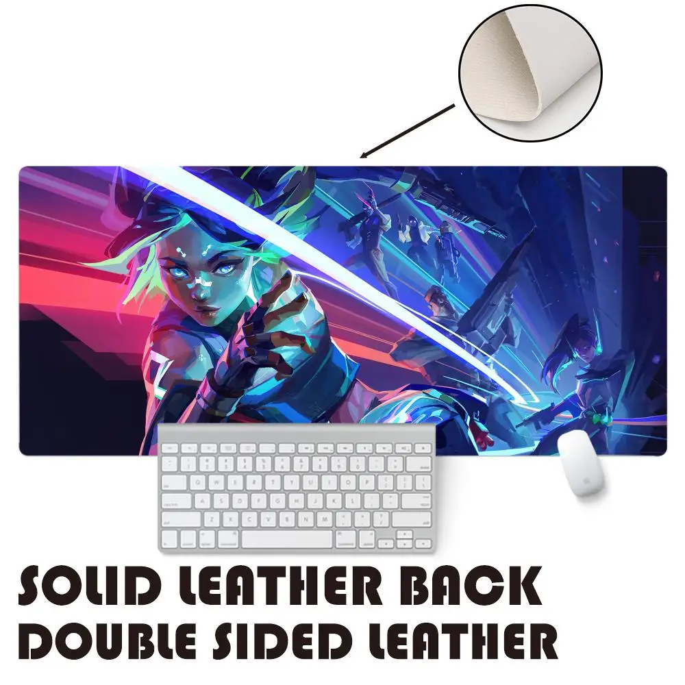 

Mouse Gamer keyboard Pad Mouse desk mat Pad V-Valoran Gaming MousePad desk accessories Waterproof PU gaming accessories Leather Mouse Mat Gamer