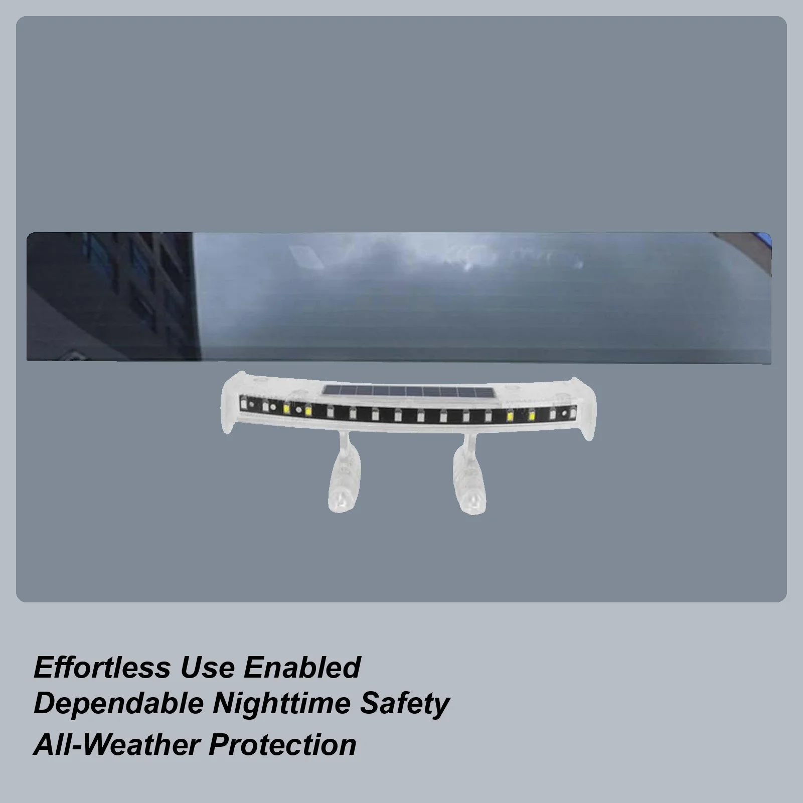 

LED Tail Light For Car All-Weather Safe Driving Solar Vehicle Tail Light Spoiler Wing For Sedan Truck RV Night Riding Commuting