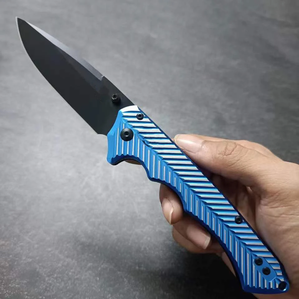Mới 1401 Chiến Thuật Gấp Cắm Trại Ngoài Trời Chống Trượt An Ninh Quốc Phòng Túi Quân Sự Dao Di Động Công Cụ EDC