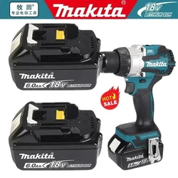 DHL Ship Makita Original 18V 6Ah Lithium ion Rechargeable Battery 18v drill Replacement Batteries BL1860 BL1830 BL1850 BL1860B