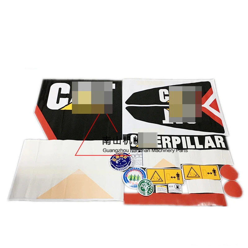 

For Caterpillar cat E305.5E E306E2 E307E 308E2 309E2 All Car Stickers Body Decal Colorful Strips Excavator Accessories