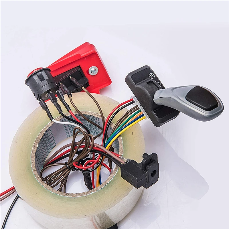 24V DIY Modified Wires and Switch Kit,with 2.4G Bluetooth Remote Control,for Children Electric Ride On Car Accessories