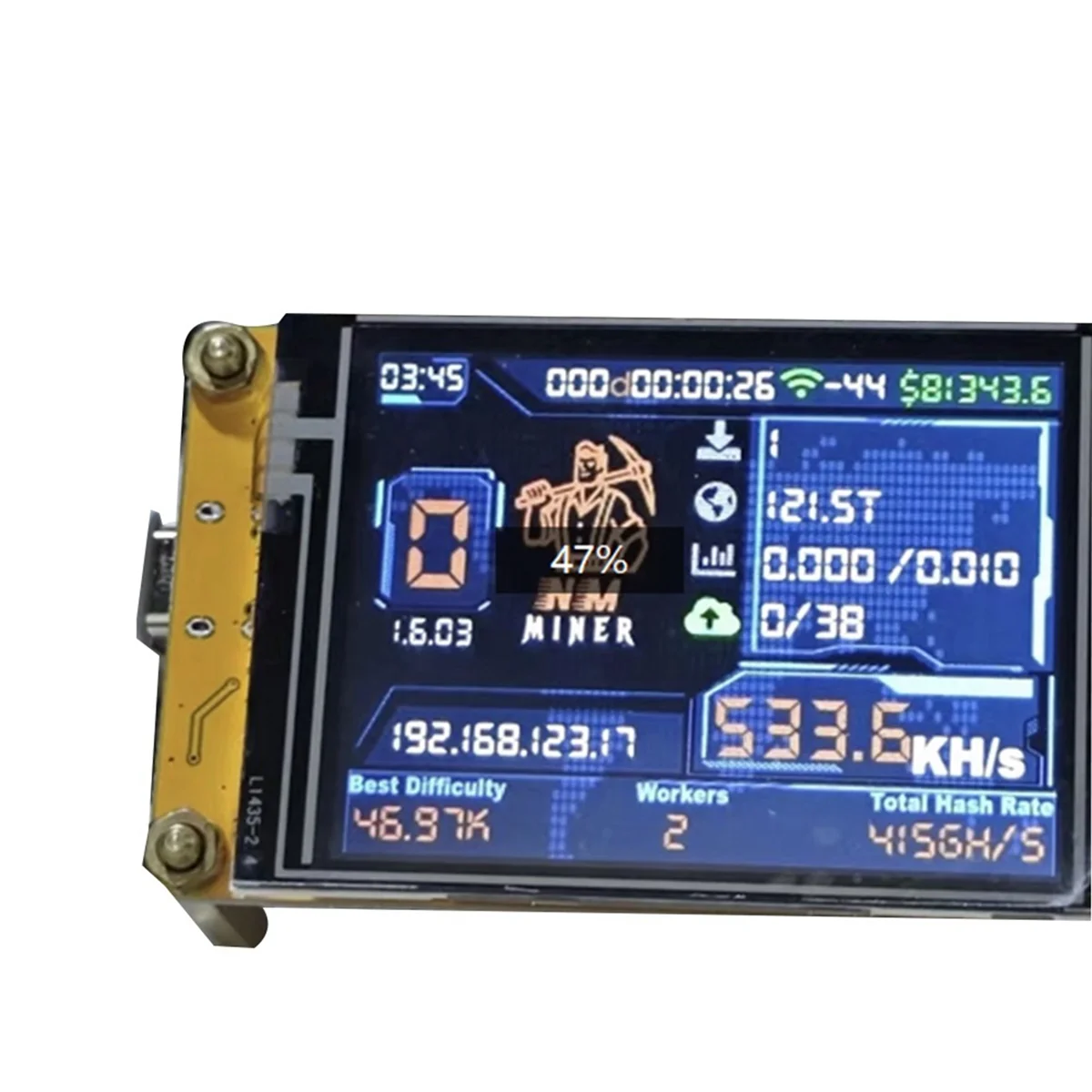 

I500845016NMMiner NerdMiner V2 530KH/S Хешрейт BTC Solo Lottery Miner