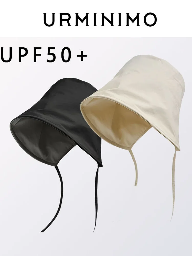 Women's Fishing Cap Sun Protection Hat Knot Design Outing Hat Super Cute Face Slimming Sunshade Bucket Hat Polyester Fiber