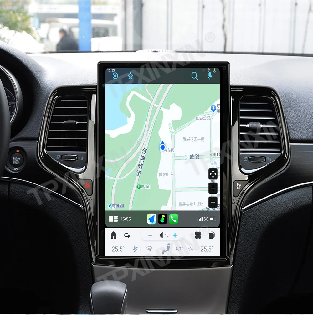 

Android Auto Carplay 14,4-дюймовый мультимедийный плеер для Jeep Grand Cherokee 2014-2024, автомобильное радио, GPS-навигация, головное устройство, цифровой DSP