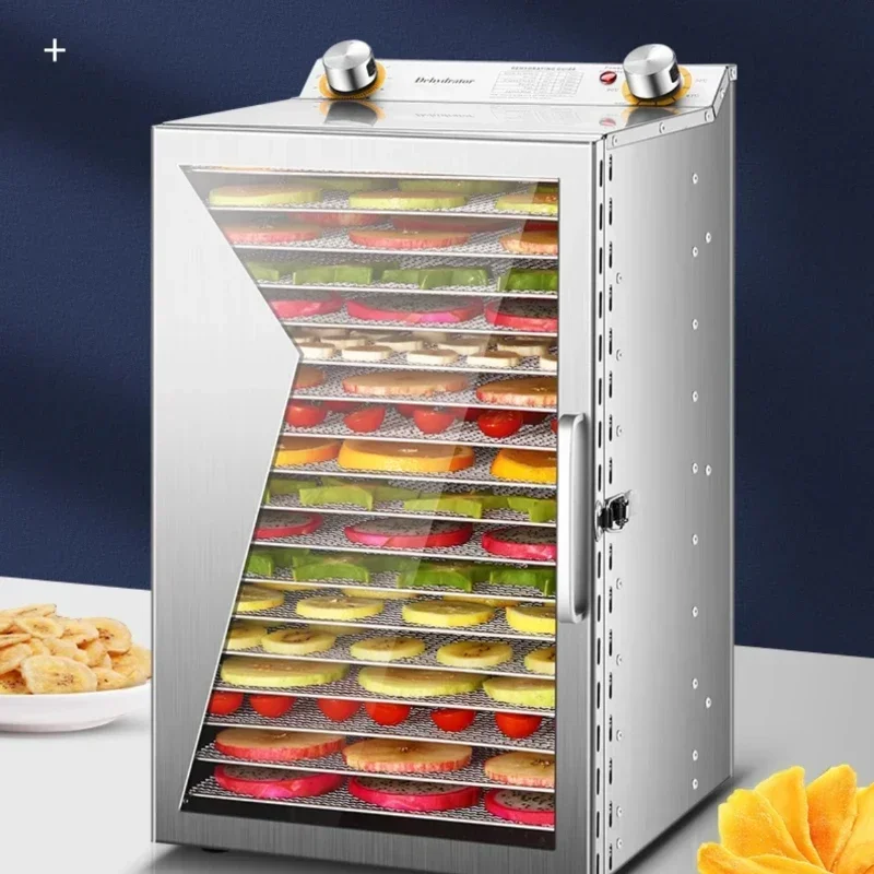 Beef Jerky Fruit Dehydrator Chassis Food Jerky Pet Snack Fruit and Vegetable Air Drying Machine Dehydrator Food Meat Seeds