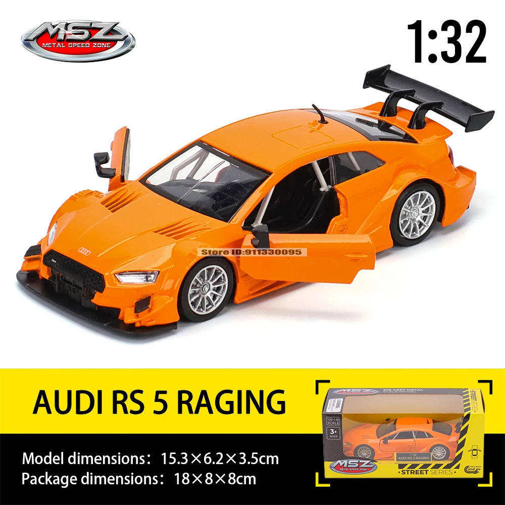 MSZ 1:32 Porsche Carrera GT 911 GT3 RS Audi BMW Nissan car mold die-casting decoration series toy tools gift Alloy manufacturing