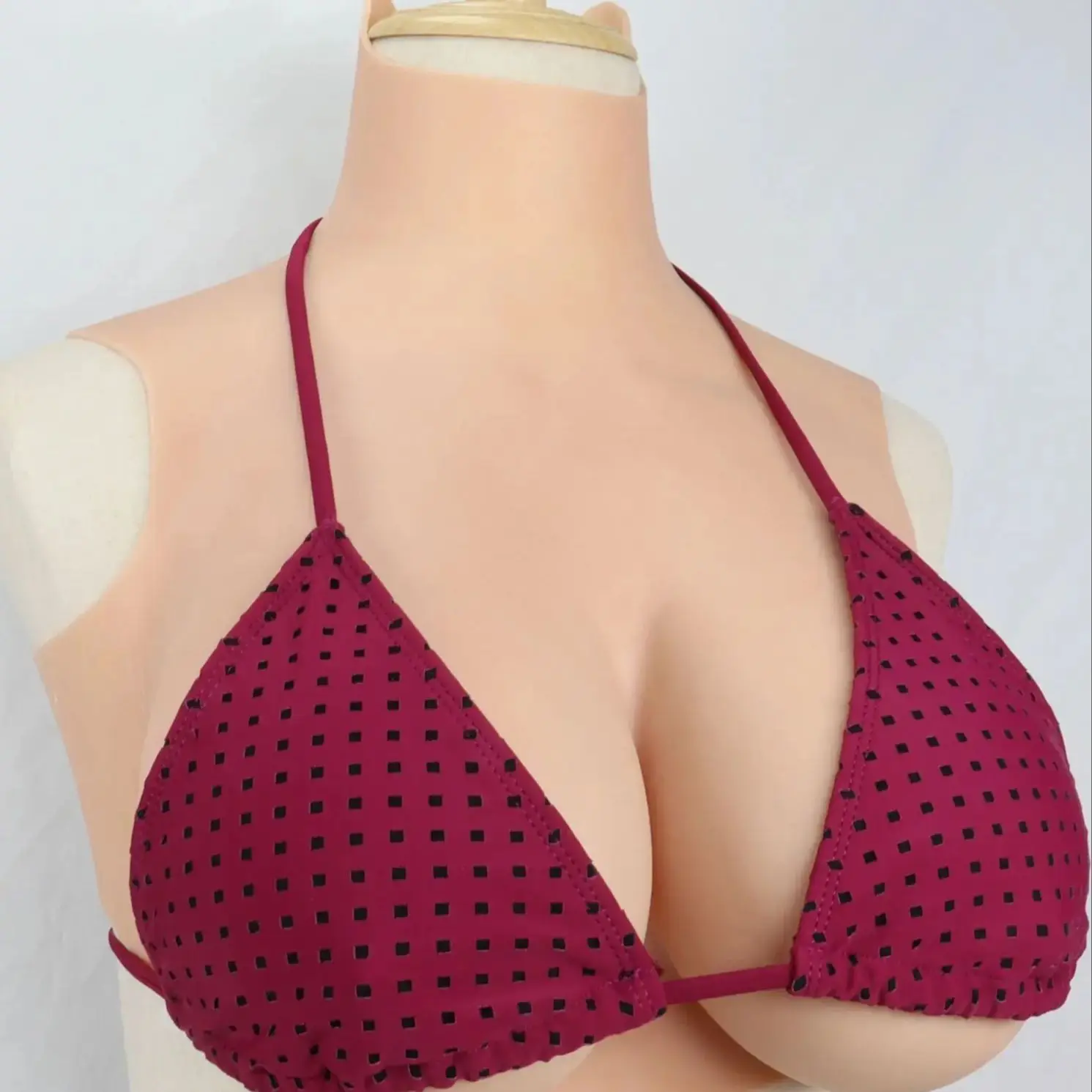 

VondEdgeGlue Breast Form Chest Fake Silicone Breast Form Huge Bra A/B/C/D/E/G/H Cup Transgender Drag Queen Shemale Cosplay Woman