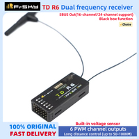 FrSky TD R6 Receiver 2.4G 900M Tandem Dual-Band Receiver with 6 Channel Compatible with Tandem remote control and TD RF module