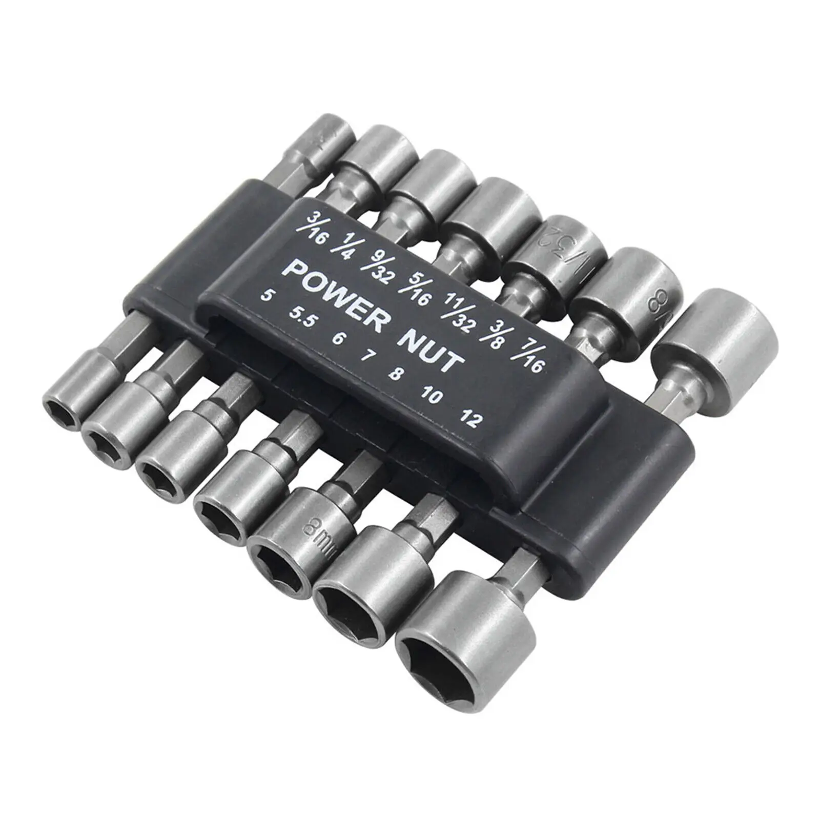 14 Stuks Hex Sockets Mouw Bits Adapter Boren Socket Moer Slagschroevendraaier Set 1/4 Inch Hex Shank Tool set auto Reparatie Tools