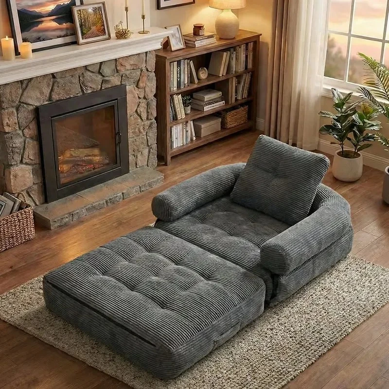Modern folding single compression sofa bed multi-functional household sofa