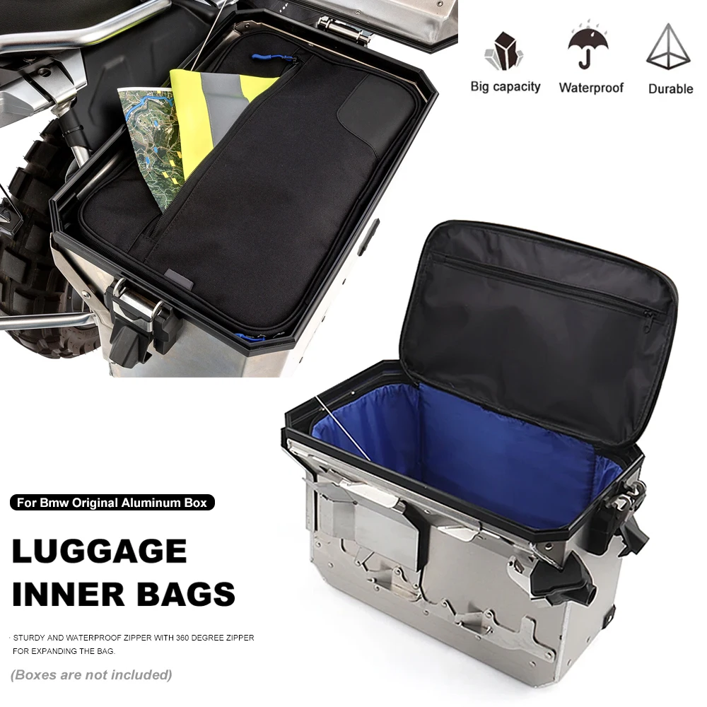 

R1200GS R1250GS LC ADV Motorcycle Bag Inner Bags F750GS F850GS F800GS New Accessories luggage bags Side Aluminium Tool Box Bag