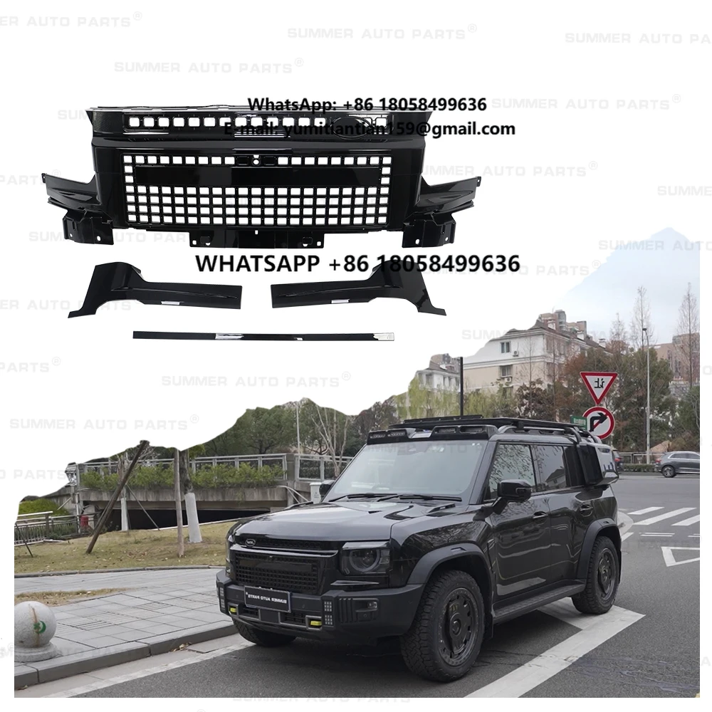 Summer Auto Part New Design Exterior Accessories Abs Black OCTA Style Car Front Grille For Jetour T2 Traveller 2023 2024