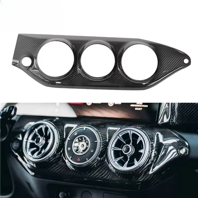 13PCS Dry Carbon Fiber Interior Accessories Dashboard Cover Door Panel for 300 2021 Interior