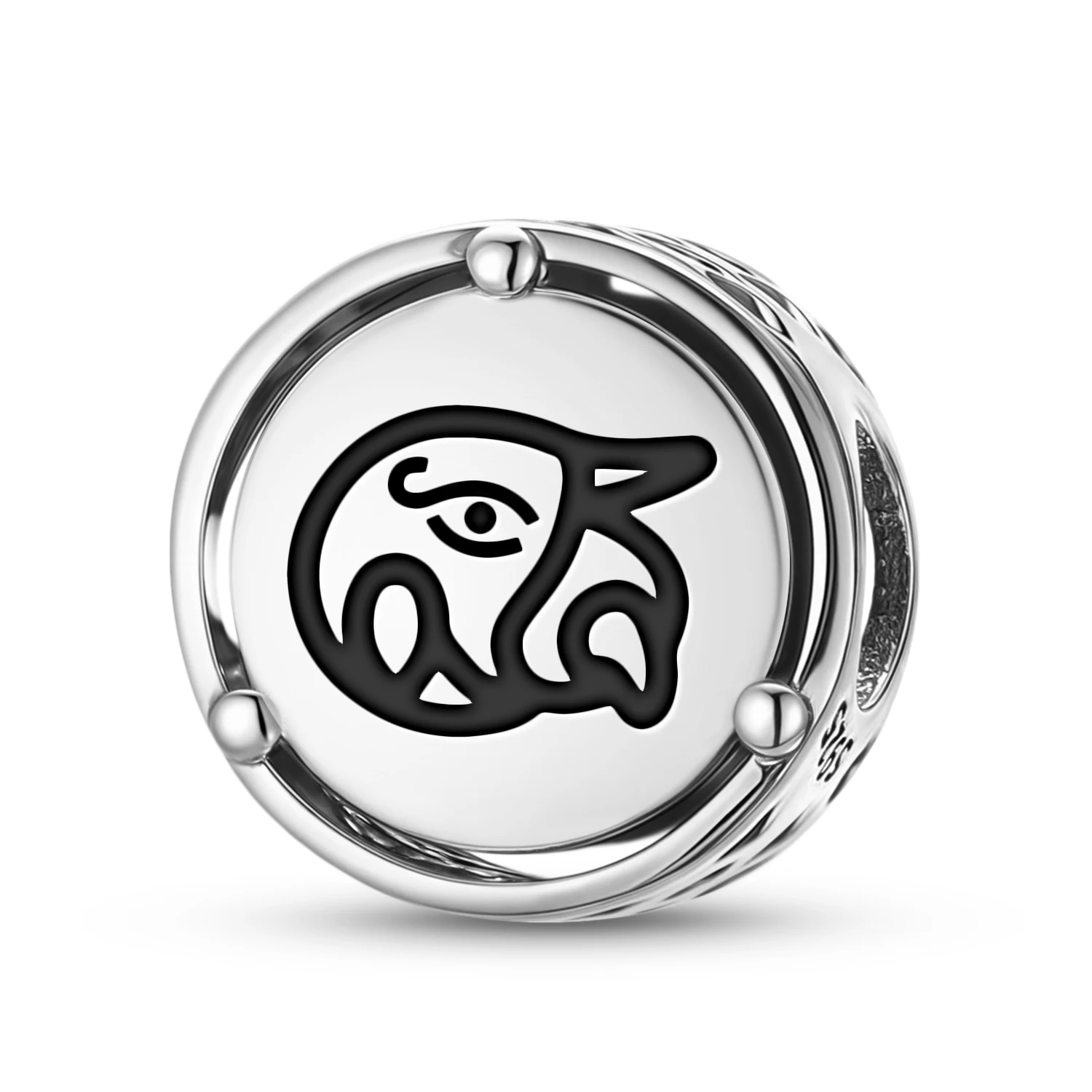 

Aztec Cozcacuauhtli 925 Sterling Silver Symbol Charm Fit Original Bracelet Diy Jewelry Accessories Family Bead