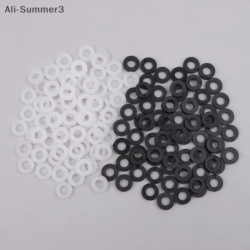 100pc Nylon Washer For Drum Screw Drum Lug White Black Color Nylon Flat Wahser Thickness Heavy Product