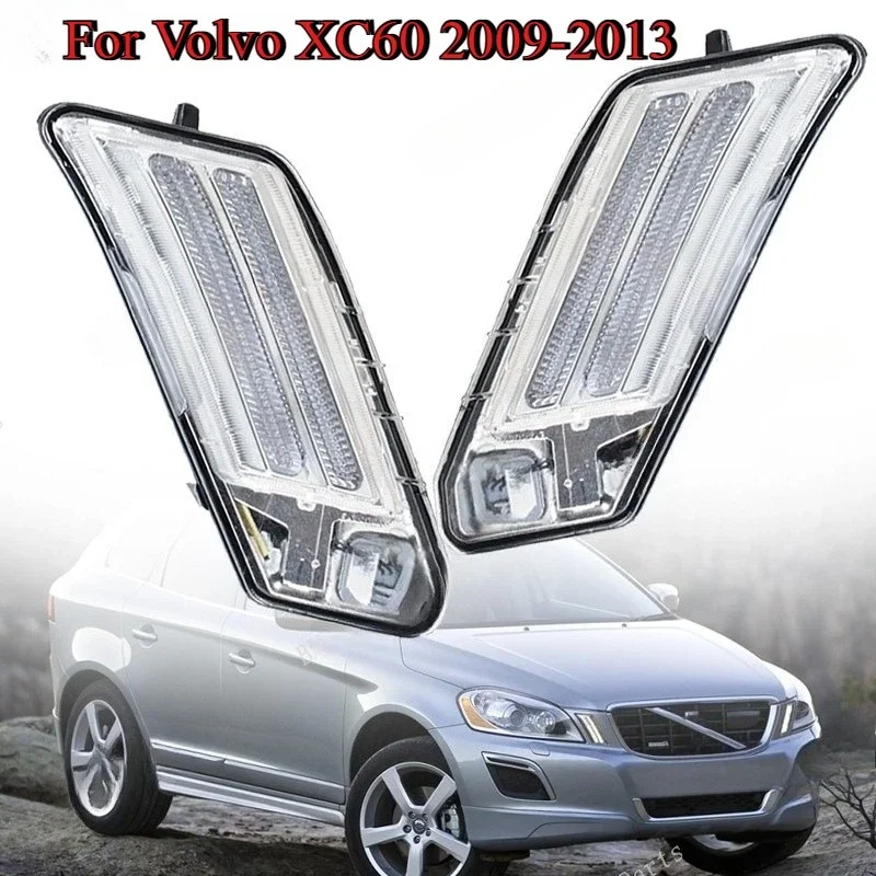 

Левый и Правый Боковые Дневные Ходовые Огни (ДХО) для Volvo XC60 2009-2013, артикулы 31290873, 31290874