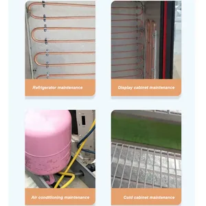 Cobre e Alumínio Tubing Bender, HVAC Refrigeration Repair Pipe Bender, OD, 180 Graus, 1/4 10 principais vendas maquina de curvar tubo - №4