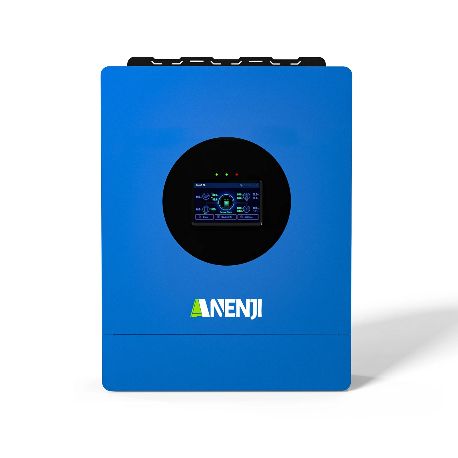 ANENJI 12KW 110V/120V solar inverter pure sine wave MPPT 48V hybrid solar inverter 100A MPPT off grid inverter can be parallel
