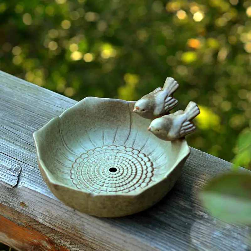 Hydroponic Ceramic Flower Pot Creative Water Lily Bowl One Leaf Lotus Copper Coin Grass Fish Farm Bowl Desk Small Decorations