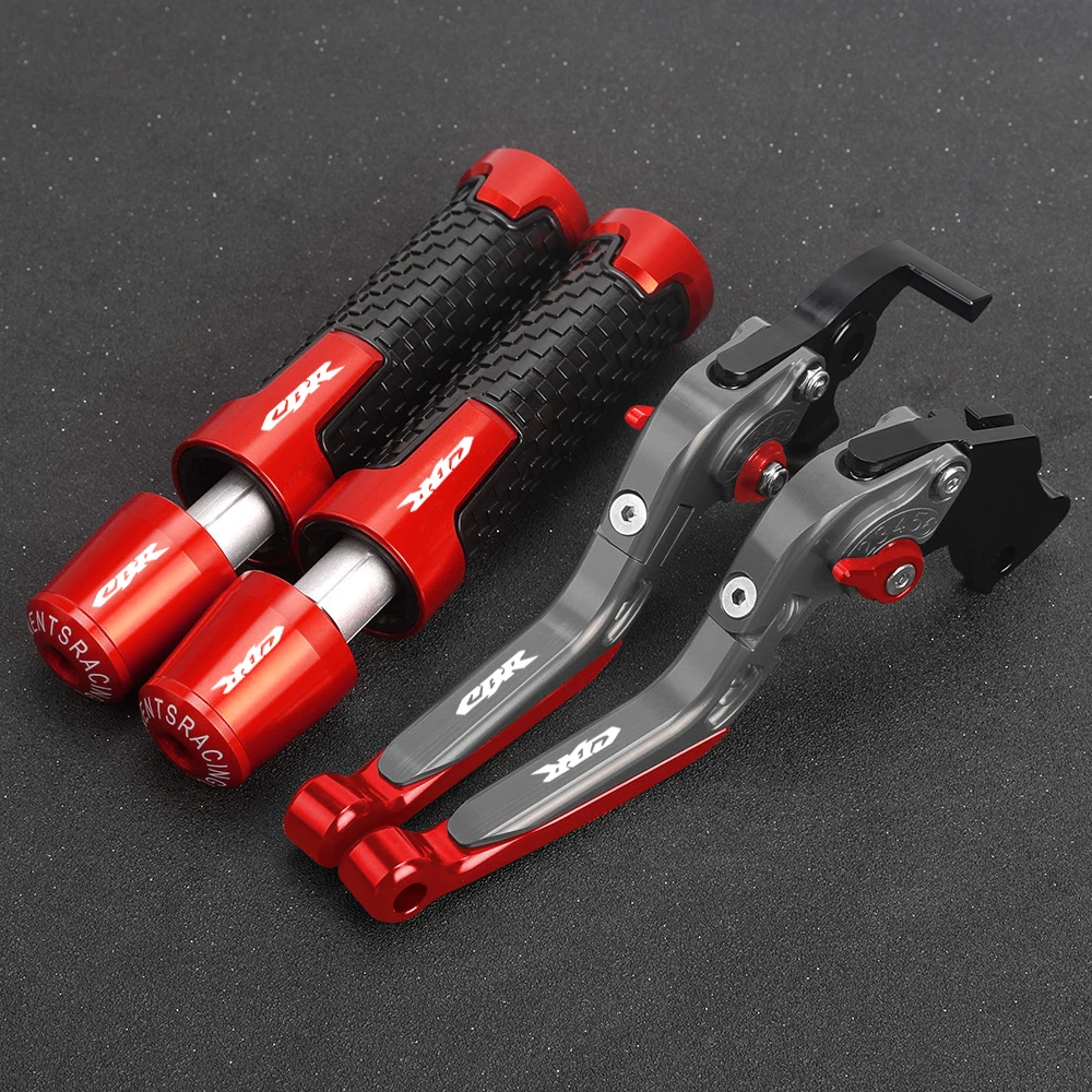 

CNC Brake Clutch Lever Handlebar Handle Grips Ends For Honda CBR 125R 150R 250R 250RR 300R 500R CBR125R CBR250R CBR500R