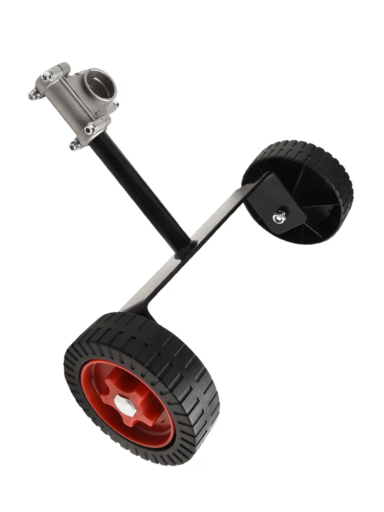 /Adjustable /Walk /Behind Wheels For String Trimmer 26mm 27mm Shaft Tube Brush Push Eater Attachment Garden Tool