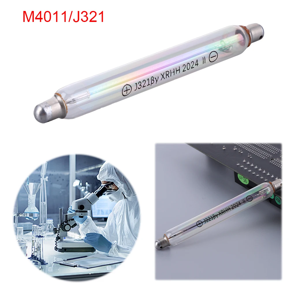 M4011/J321 Glass GM Tube Alpha /Beta Particles Gamma/X-rays Detection Geiger Tube for Ionization Nuclear Radiation Detection
