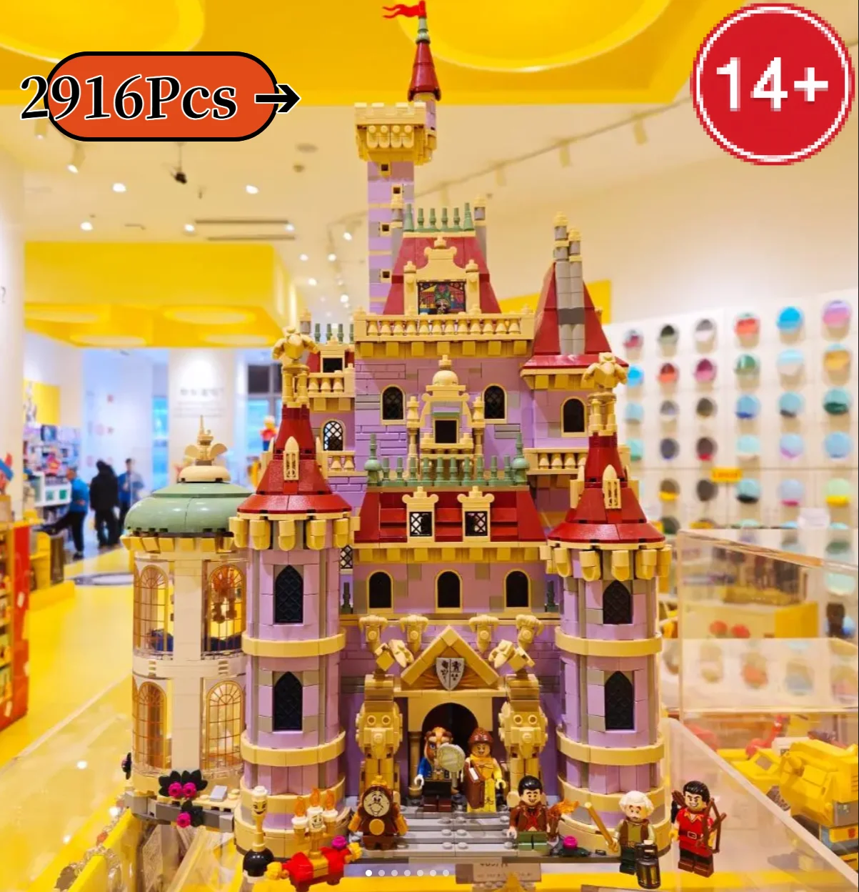 

2025 High quality 2916Pcs Princess Castle Romantic Toy 43263 Modular Model for Girls Building Blocks Birthday Gift Decorative