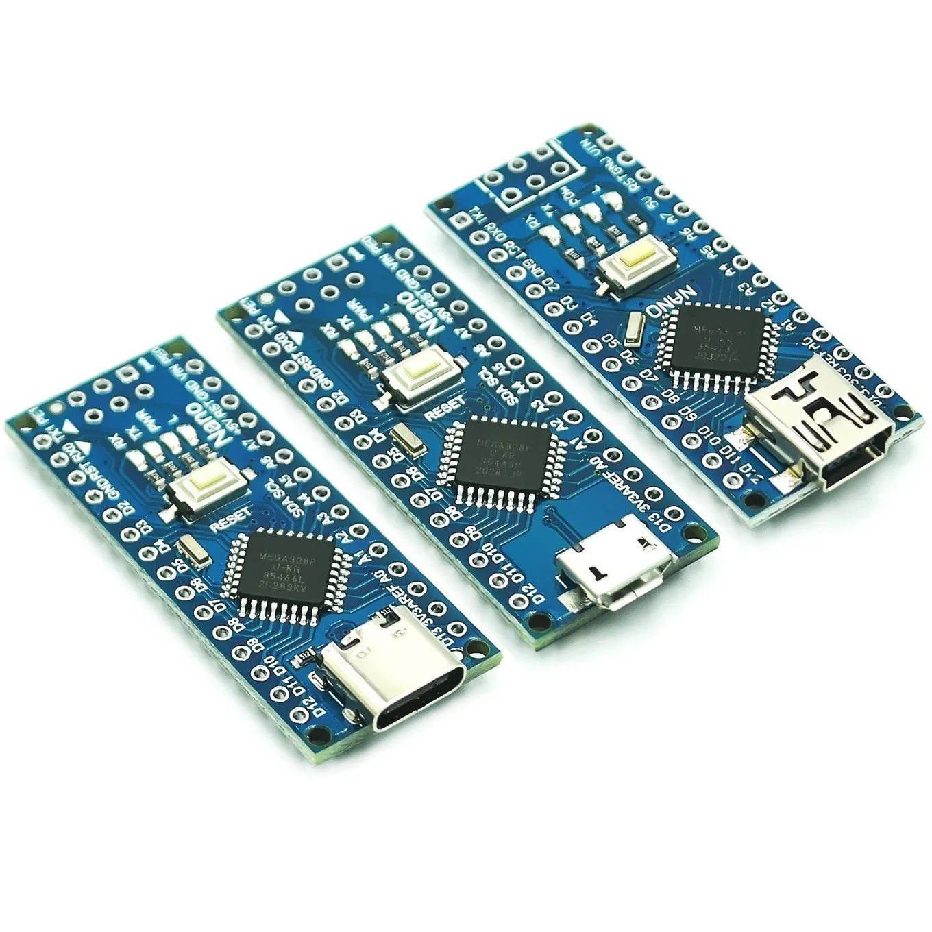 5Pcs for Nano V3 Development Board Improved for Atmega328P Controller FT232 Driver Compatible for Arduino IDE
