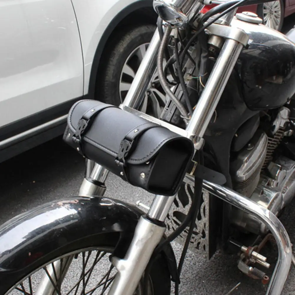 

Waterproof Motorcycle Saddle Bag Waterproof Motorcycle Handlebar Bag with Quick Release Design for Easy for Forks for Storage