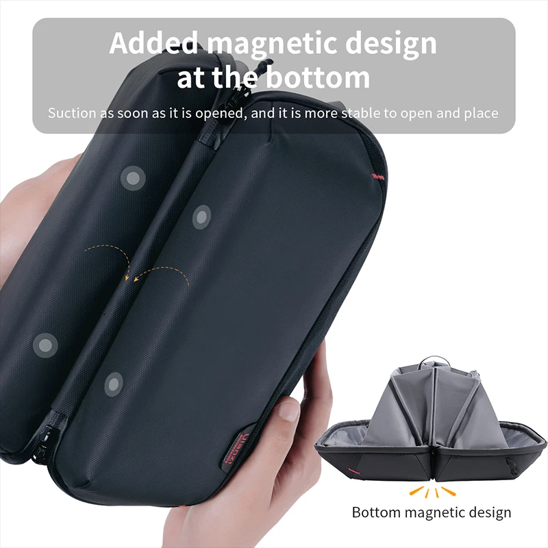 Ulanzi 대용량 디지털 보관 가방, 휴대용 여행 파우치, 방수 지퍼 케이스, 사진 액세서리, 2L, 2.5L