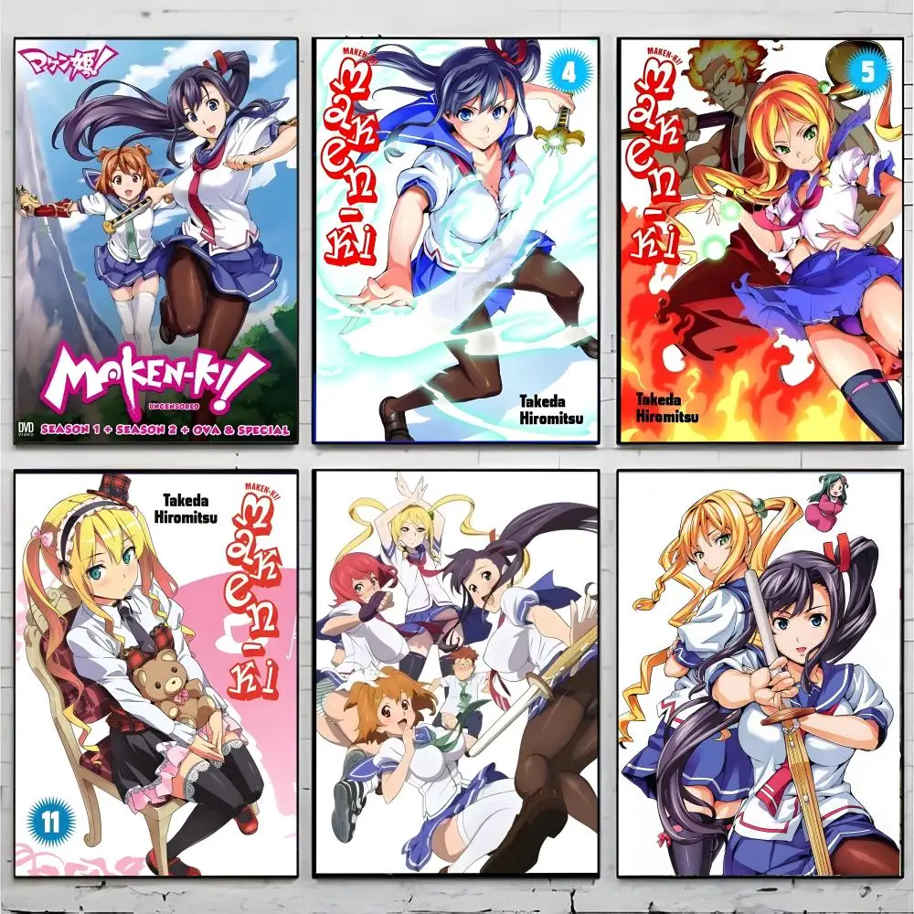 harem anime manga M-Maken-Ki Poster Superior Home Space Pub Indoor Decorative Art & Home Decor