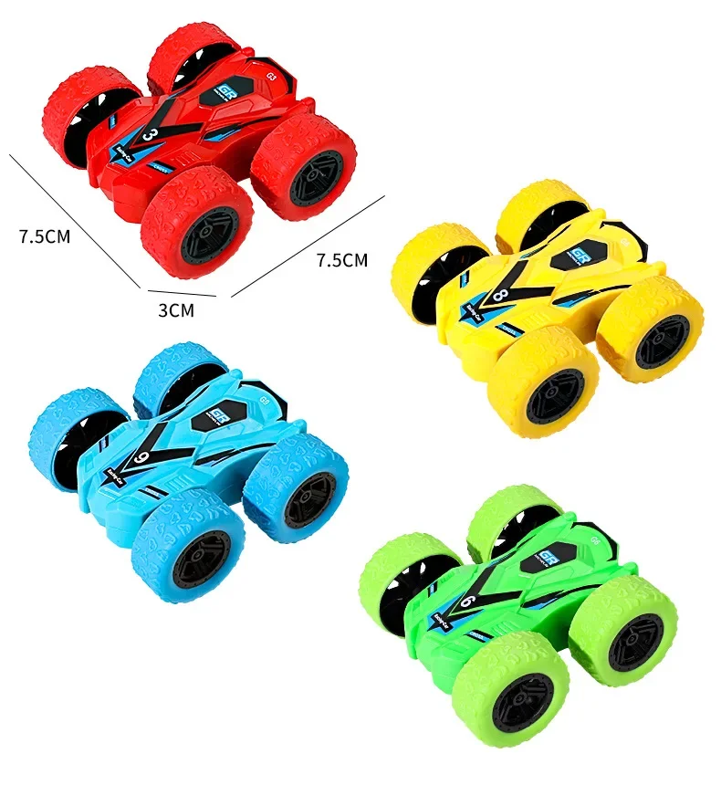 نموذج مزدوج الجانب لسلامة السيارة ومقاوم للسقوط ومقاوم للكسر للأطفال الأولاد ألعاب أطفال سيارة متعة التراجع