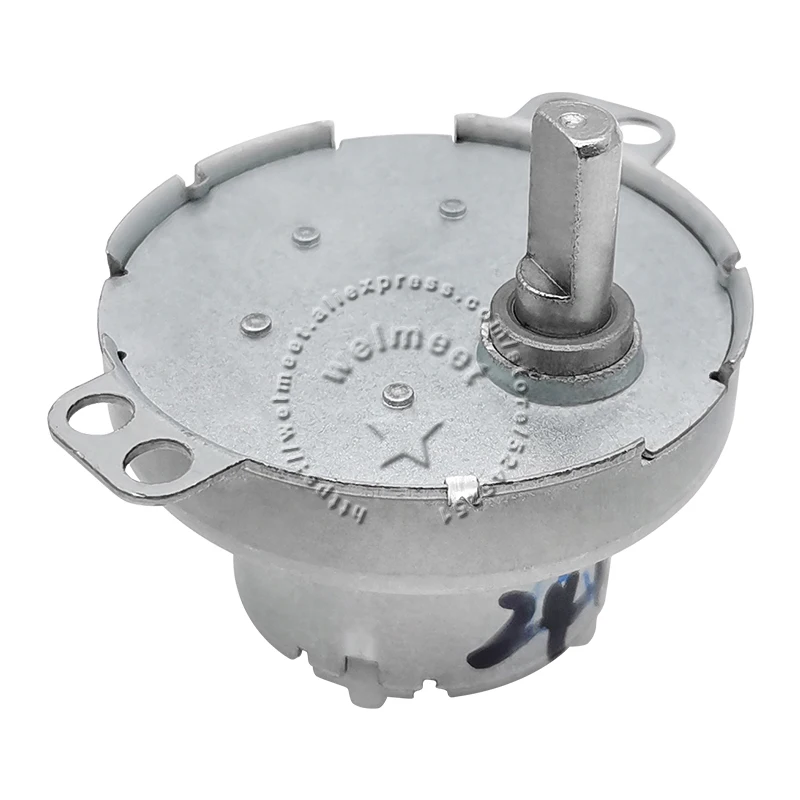 DC3V 5V 6V 12V 24V JS-50T POM Plastic Gear Gearbox Speed Reduction Gear Motor Single Flat Shaft