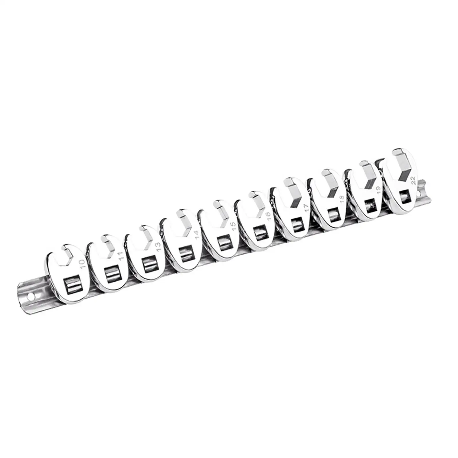 

3/8-inch Drive Crowfoot Nut Wrench Set Portable Practical Spanners