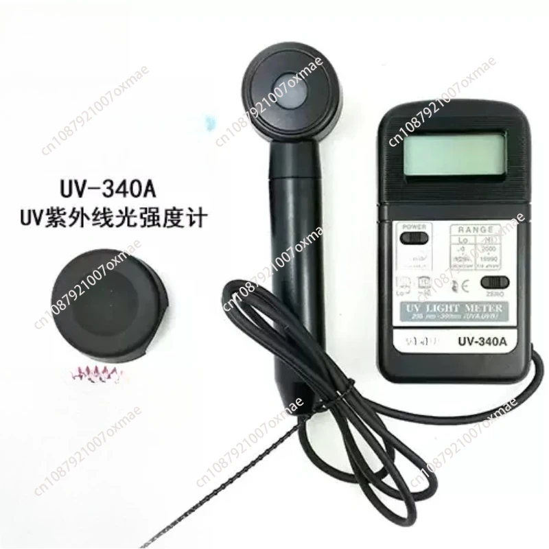 Измеритель УФ-излучения 340-365 нм, цифровой УФ-радиометр для измерения интенсивности Blacklight UVC, портативный ультрафиолетовый детектор