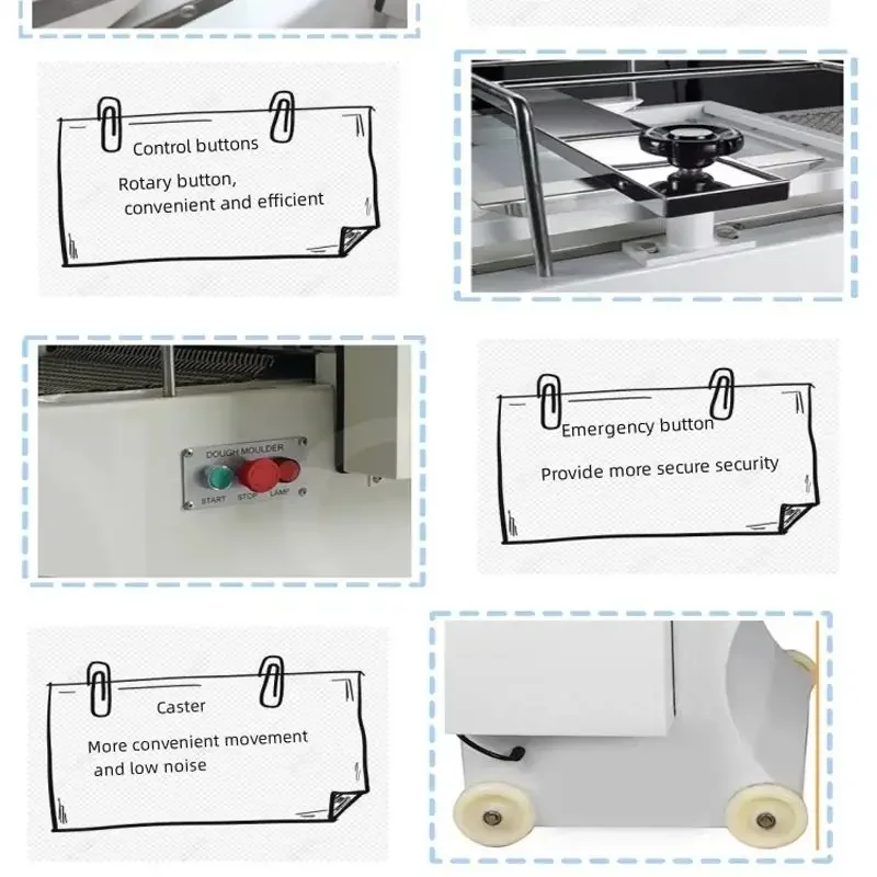 Toast Forming Machine/Multi Functional Commercial Fully Automatic Toast Bag Bread Forming Machine/Hamburger Machine