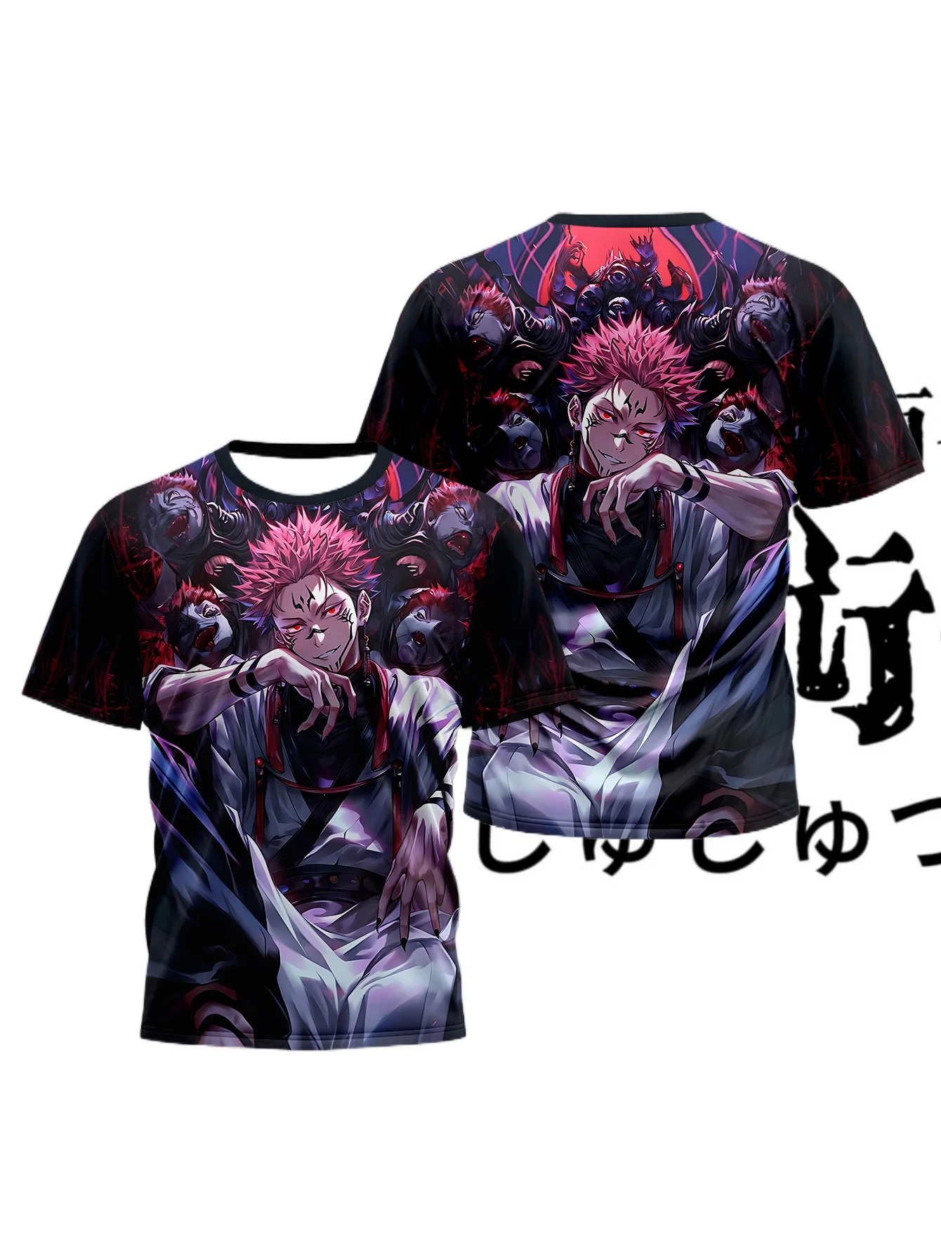 2025 صيف جديد ثلاثية الأبعاد مطبوعة Jujutsu Kaisen Satoru Gojo في الهواء الطلق ملابس يومية غير رسمية للرجال الأطفال الفتيان والفتيات