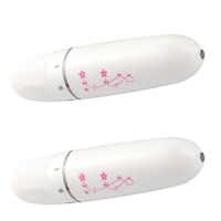 ABUY 2X Electric Eye Face Massager Vibration Anti-Ageing Eye Wrinkle Massager Dark Circle Removal Beauty Massage White