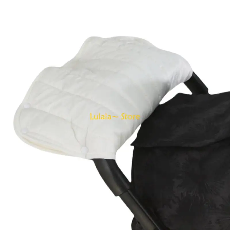 Y4QA Warm Hand Cover Weather-Proof Hands Easily Attaches to Strollers