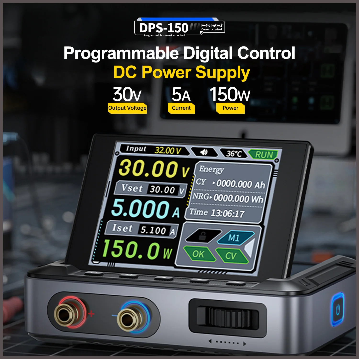 DPS-150 30V Digit Display Programmable CNC DC Power Supply Adjustable Voltage Regulated Laboratory Bench Switching Power Supply