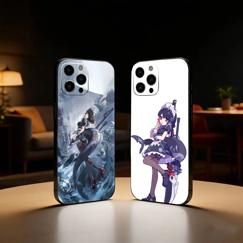 

ZZZ E-Ellen Joe Phone Case For iPhone17,16,15,14,13,12 Plus,Max Soft Silicone Black Cover