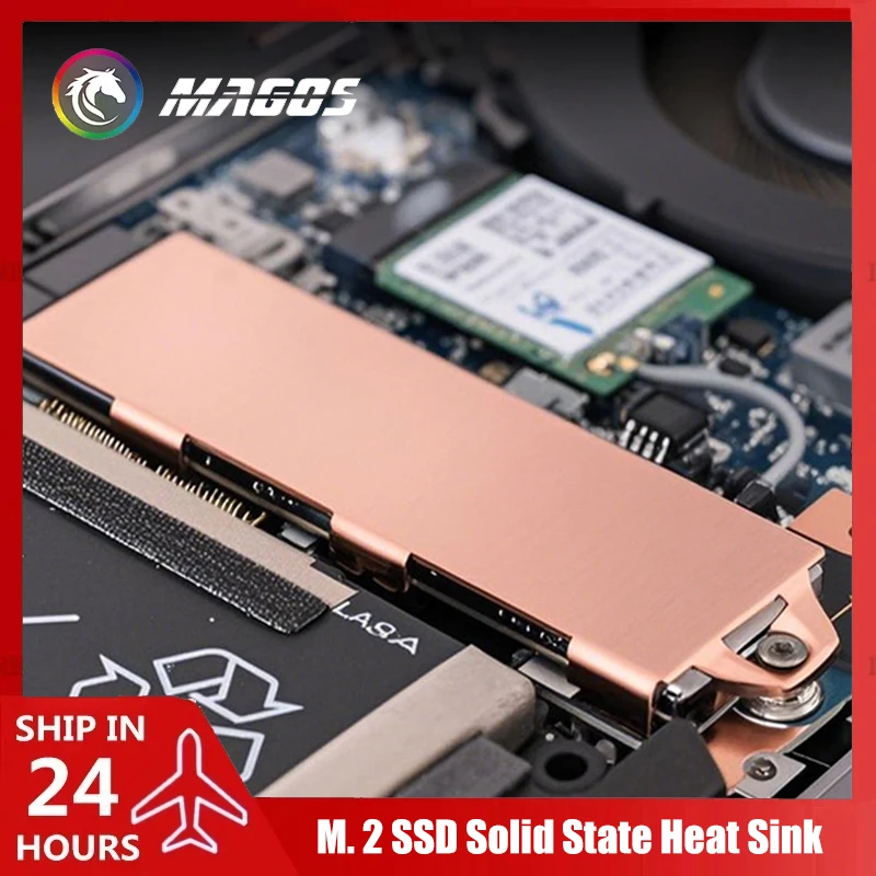 TN80 M.2 NVME 2280 2242 2230 Universal SSD Heatsink Pure Copper PS5 Radiator Solid State Drives Cooler Silicone for Laptop PC