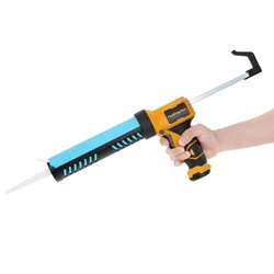 Pistola de calafateo eléctrica inalámbrica profesional, sellador de goma dura de vidrio, herramientas de construcción DIY para batería AA de 4 piezas