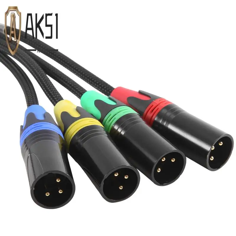 

AK51-XLR 4-Channel 3-Pin Multi Network Stage And Studio Connection, XLR Male And Female Cable Stage Audio RJ45