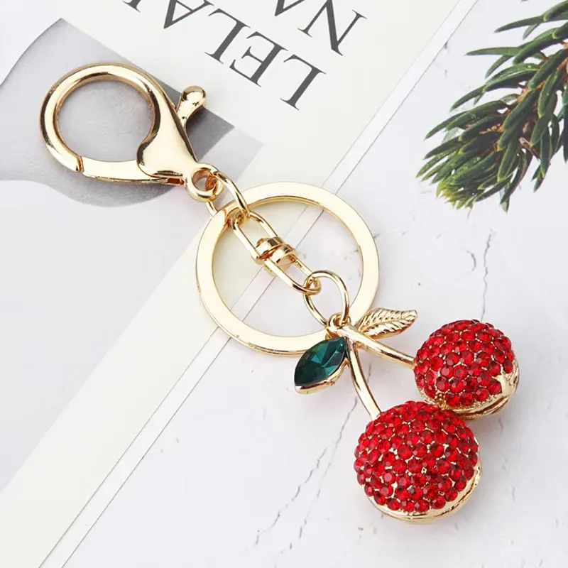 unpioncl Fruit Cherry Key Chain