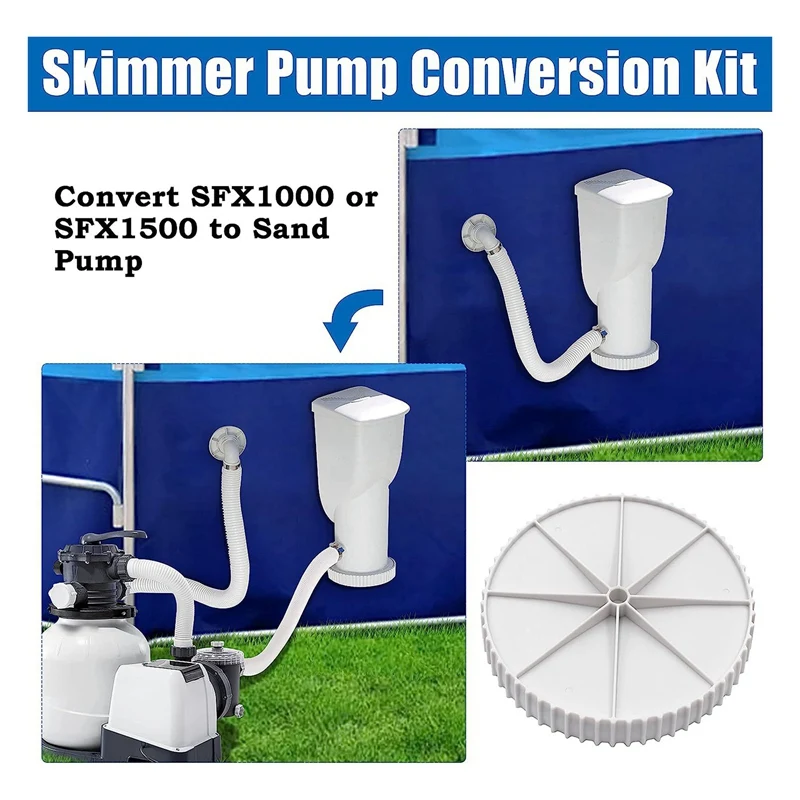 Conversion Kit Replacement Parts For Summer Waves Skimmer Pumps,For SFX1000 SFX1500S,For Polygroup Skimmer Filter Pump Systems